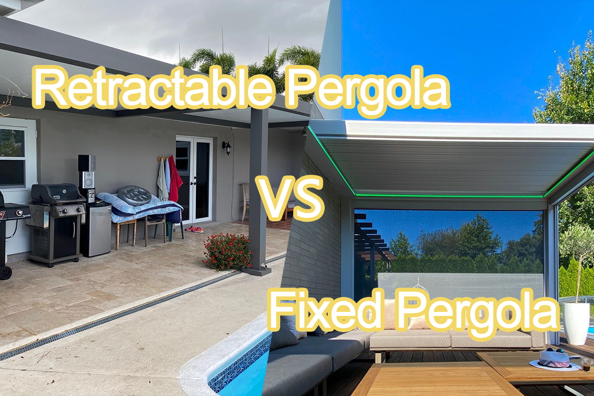 Intrekbare pergola versus vaste pergola: wat is beter?